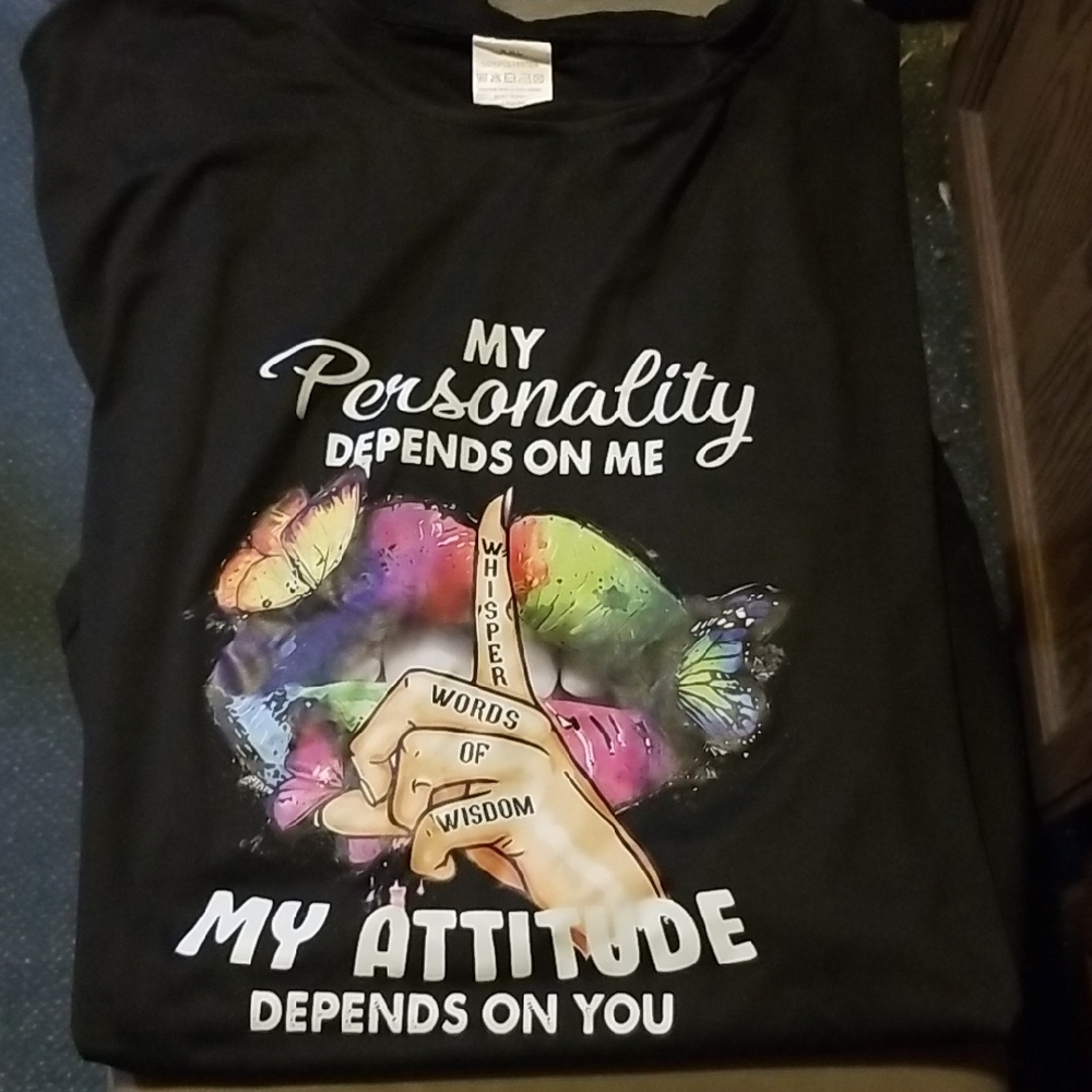 🔥👚🤫XXL Black Polyester Shirt